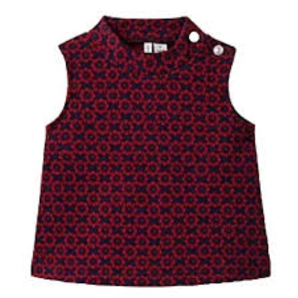 Janie and Jack Jacquard Patterned Sleeveless Shorts Set 2T/18-24 Equestrian